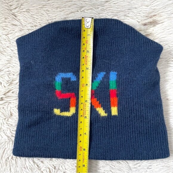 Vintage SKI Wool Toque Beanie in Navy Blue - O/S, Unisex 🌈 - Picture 6 of 7